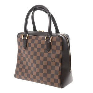 Louis Vuitton Damier Handbag Brera Brown Canvas